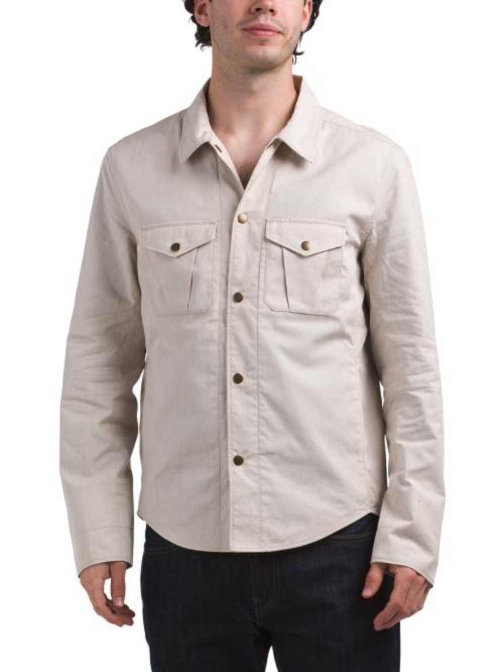 BILLY REID Linen Blend Pincord Roy Lined Shirt Jacket